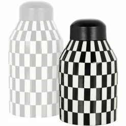 Richmond Interiors Pot Malou klein zwart / wit