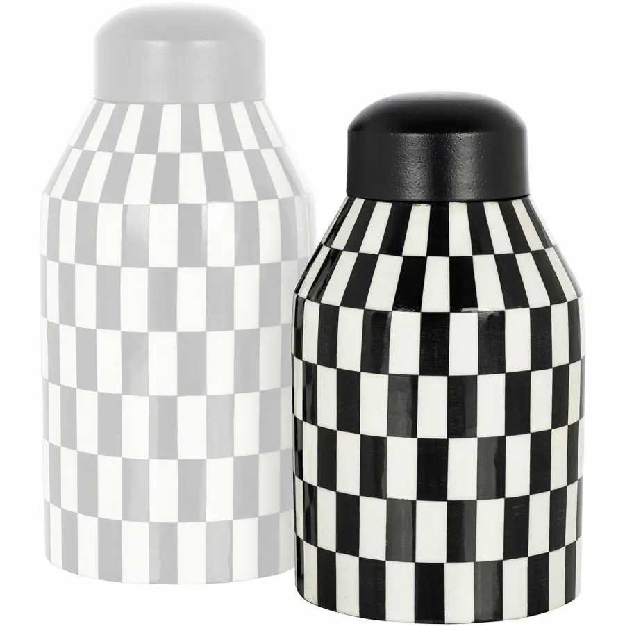 Richmond Interiors Pot Malou klein zwart / wit