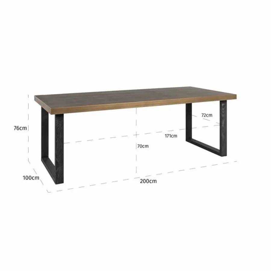 Richmond Interiors eettafel Bloomville 200 cm Discount
