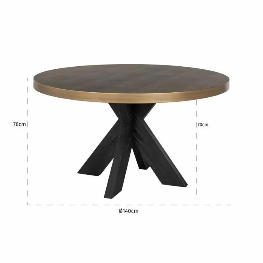 Richmond Interiors eettafel Bloomville 140Ø Best