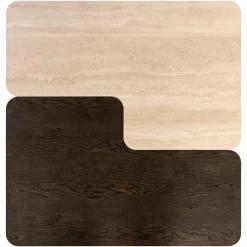 Richmond Interiors Salontafel Nando set van 2 Bruin Clearance