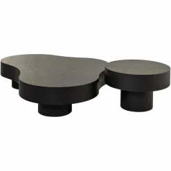 Richmond Interiors Salontafel Bogor set van 2 dark coffee Dark coffee Outlet