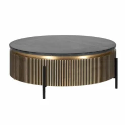 Richmond Interiors Salontafel Ironville 90Ø (Gold)