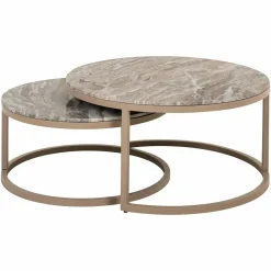 Richmond Interiors Salontafel Fairfax set van 2 zand Online