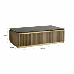 Richmond Interiors Salontafel Ironville goud