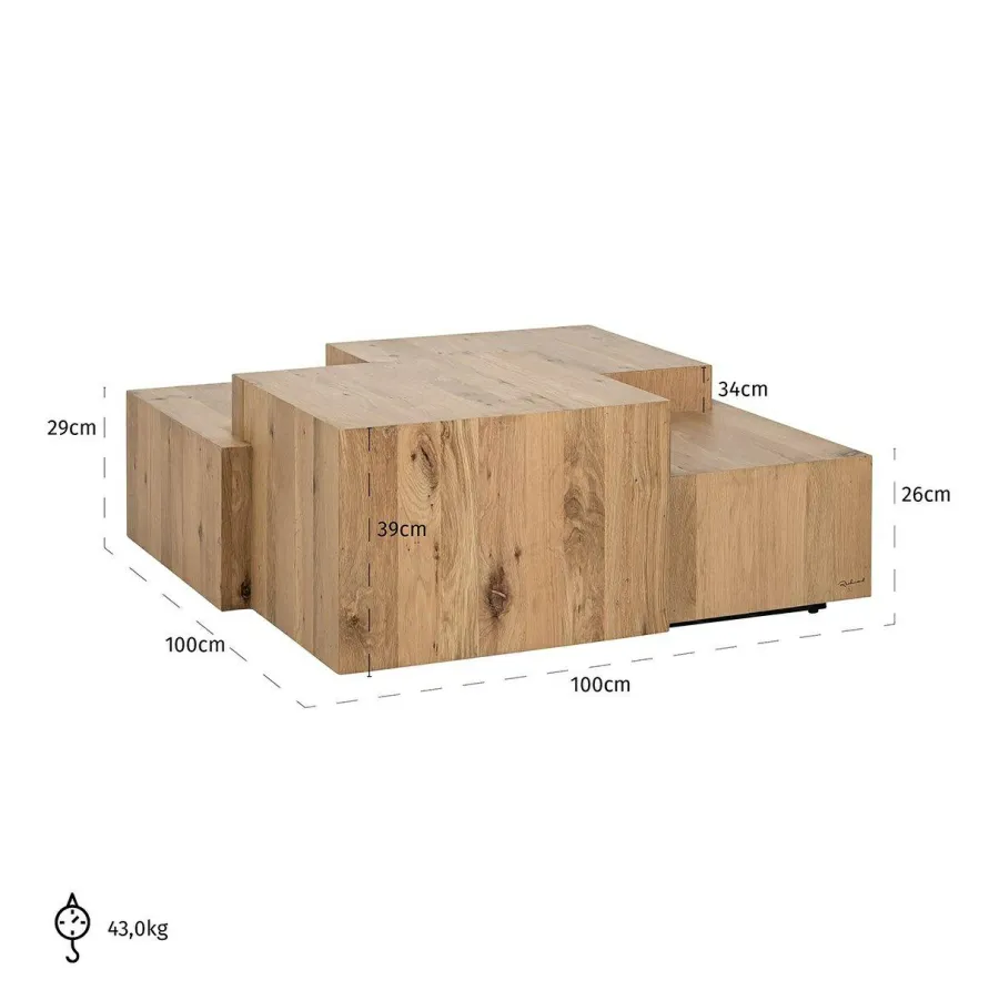 Richmond Interiors Salontafel Lennox Nature (Natural) Best