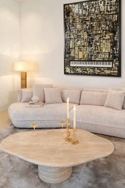 Richmond Interiors Salontafel Fictus Travertine faux Beige Best