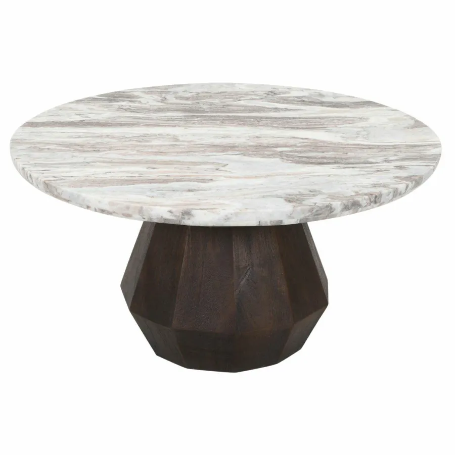 Richmond Interiors Salontafel Oberoy Blush beige 80Ø Discount