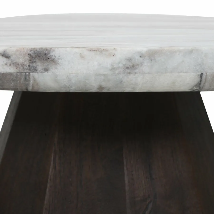 Richmond Interiors Salontafel Oberoy Blush beige 80Ø Discount