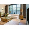 Richmond Interiors Salontafel Collada incl. glasplaat (Brushed Gold)