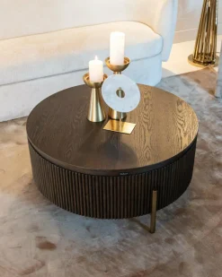 Richmond Interiors Salontafel Luxor 95Ø (Brown) Clearance