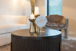 Richmond Interiors Salontafel Luxor 95Ø (Brown) Clearance