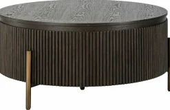 Richmond Interiors Salontafel Luxor 95Ø (Brown) Clearance