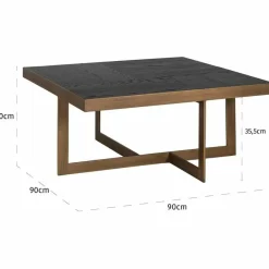 Richmond Interiors Salontafel Cambon (Dark coffee)
