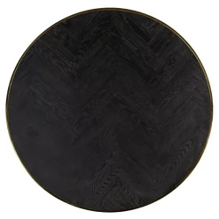 Richmond Interiors Showroommodel Salontafel Blackbone gold set van 2 Black rustic New