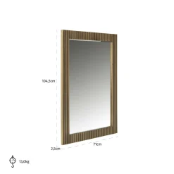 Richmond Interiors Spiegel Ironville rechthoekig goud Outlet