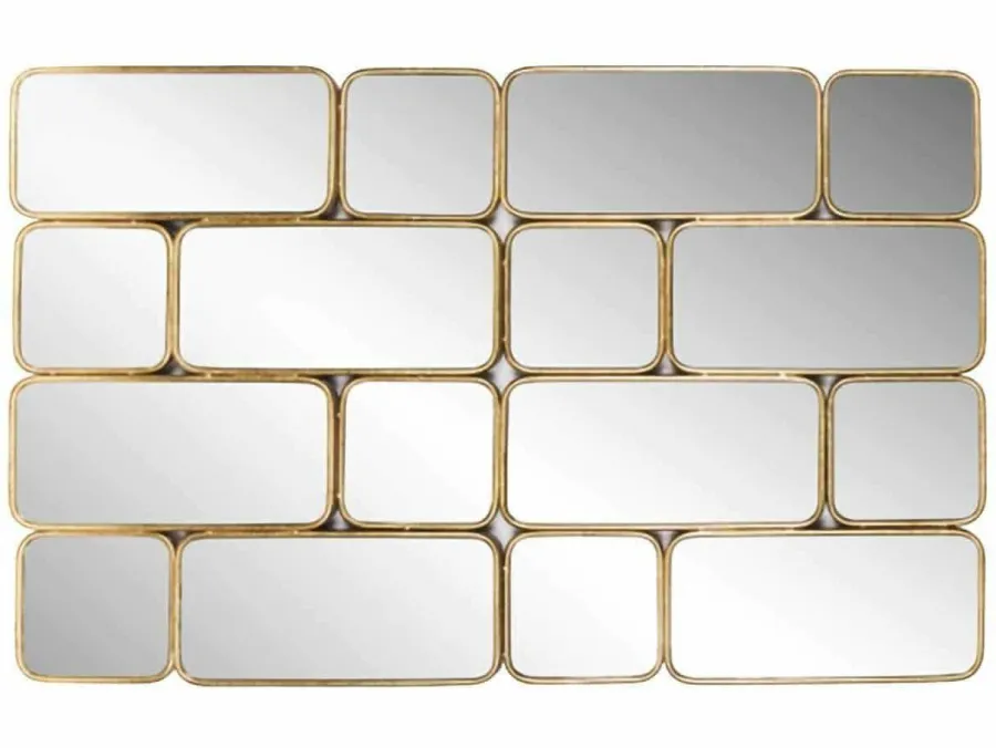 Richmond Interiors Spiegel Birche met 16 spiegels (Goud) Best