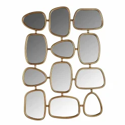 Richmond Interiors Spiegel Jeff met 12 spiegels (Gold)