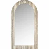 Richmond Interiors Spiegel Calvo grey faux travertine Hot