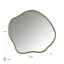 Richmond Interiors Spiegel Allyson (Brushed Gold) Online