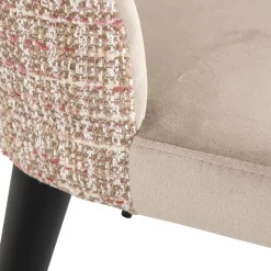 Richmond Interiors Stoel Tabitha trendy rose / quartz khaki Outlet