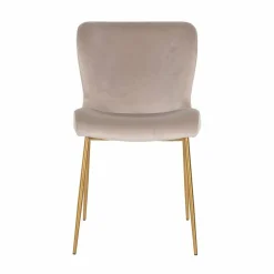 Richmond Interiors Stoel Odessa khaki / brushed Goud New
