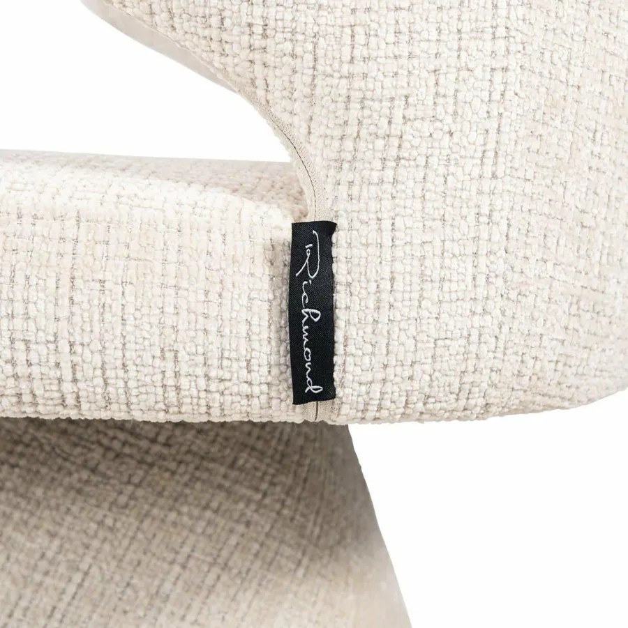 Richmond Interiors Stoel Gatsbi beige chenille New