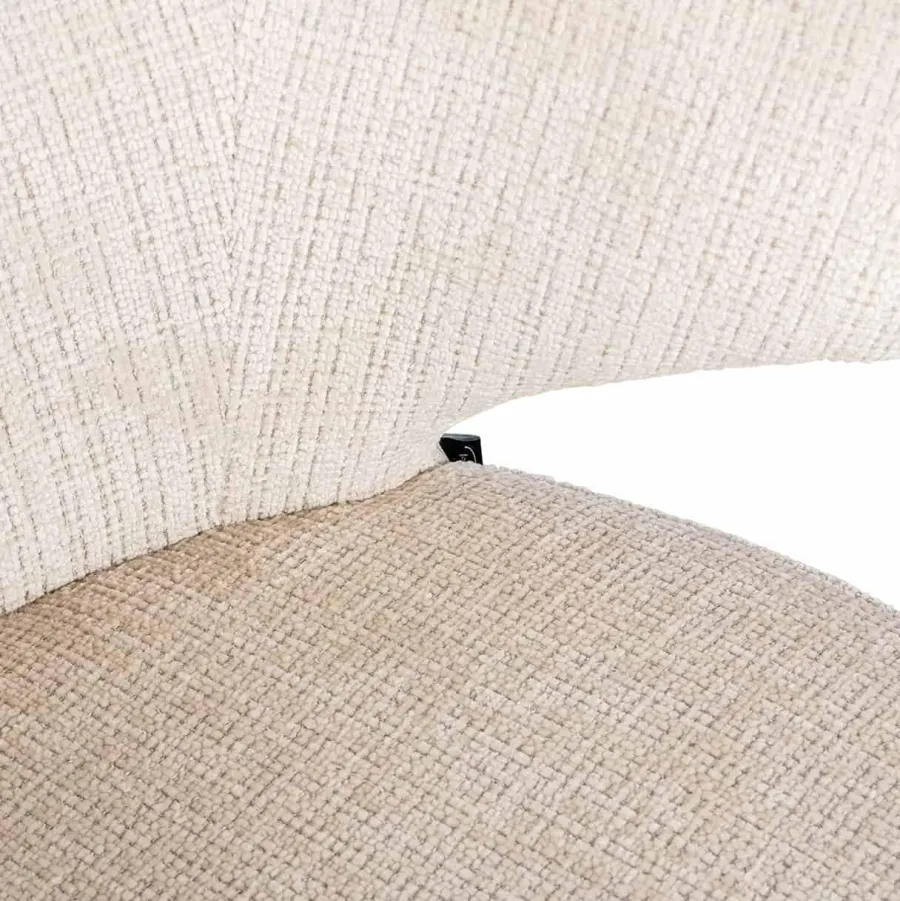 Richmond Interiors Stoel Gatsbi beige chenille New