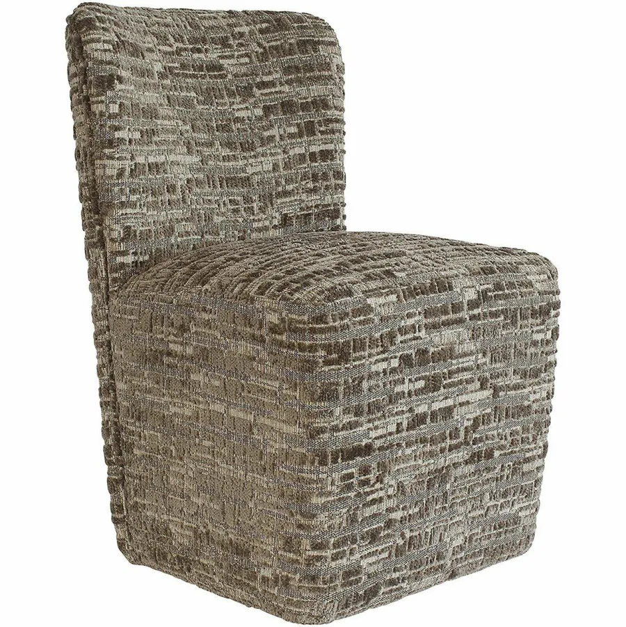 Richmond Interiors Stoel Lorain met wieltjes greige dalia Best