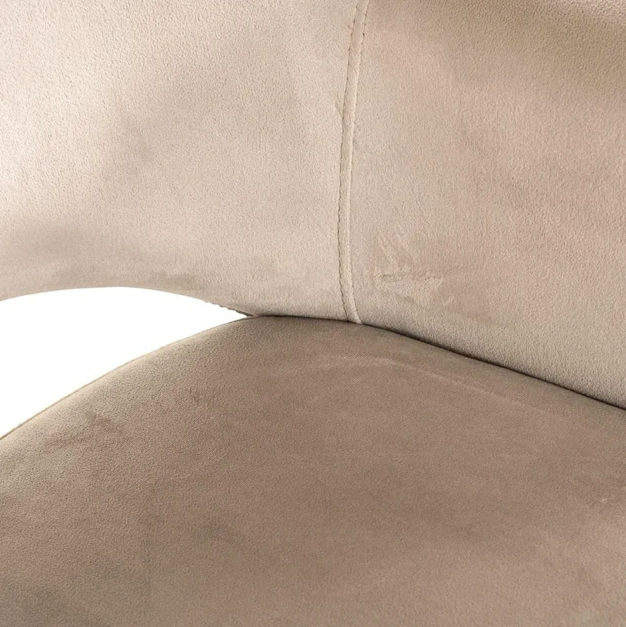 Richmond Interiors Stoel Giovanna Be trendy 1673 rose - Khaki velvet Sale