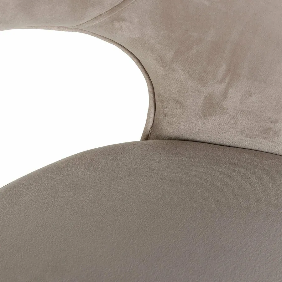 Richmond Interiors Stoel Savoy khaki velvet (Quartz Khaki 903) Clearance