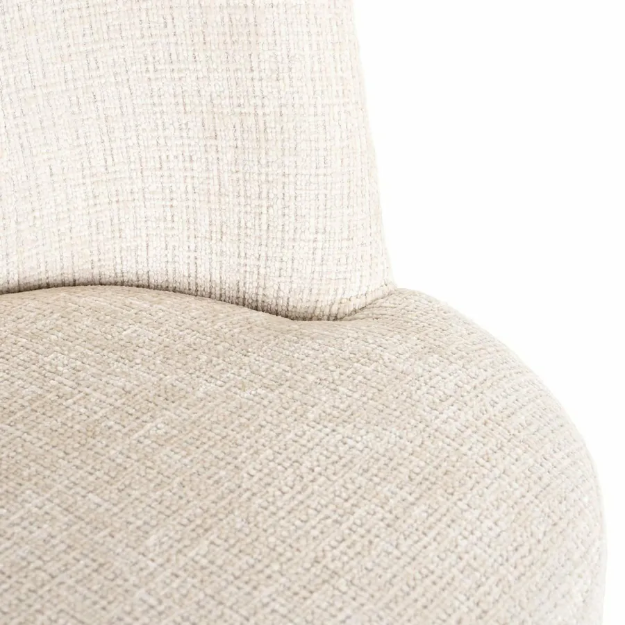 Richmond Interiors Stoel Stella beige chenille Outlet