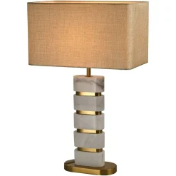 Richmond Interiors Tafellamp Lenore incl. lampenkap goud