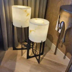 Richmond Interiors Tafellamp Loura groot Brons Hot