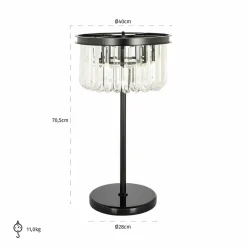 Richmond Interiors Tafellamp Bessy Zwart Online