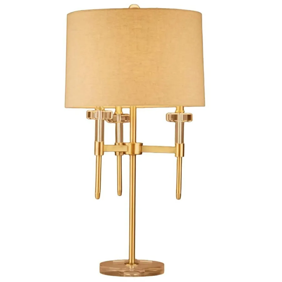 Richmond Interiors Tafellamp Josie geborsteld Goud Best