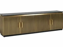 Richmond Interiors TV-dressoir Ironville 4-deuren (Gold) Sale
