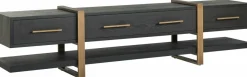 Richmond Interiors TV-dressoir Cambon 3-laden (Dark coffee) Sale