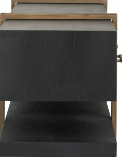 Richmond Interiors TV-dressoir Cambon 3-laden (Dark coffee) Sale