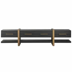 Richmond Interiors TV-dressoir Cambon 3-laden (Dark coffee) Sale