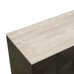 Richmond Interiors Tv-dressoir Claremont 4-deurs Bruin New