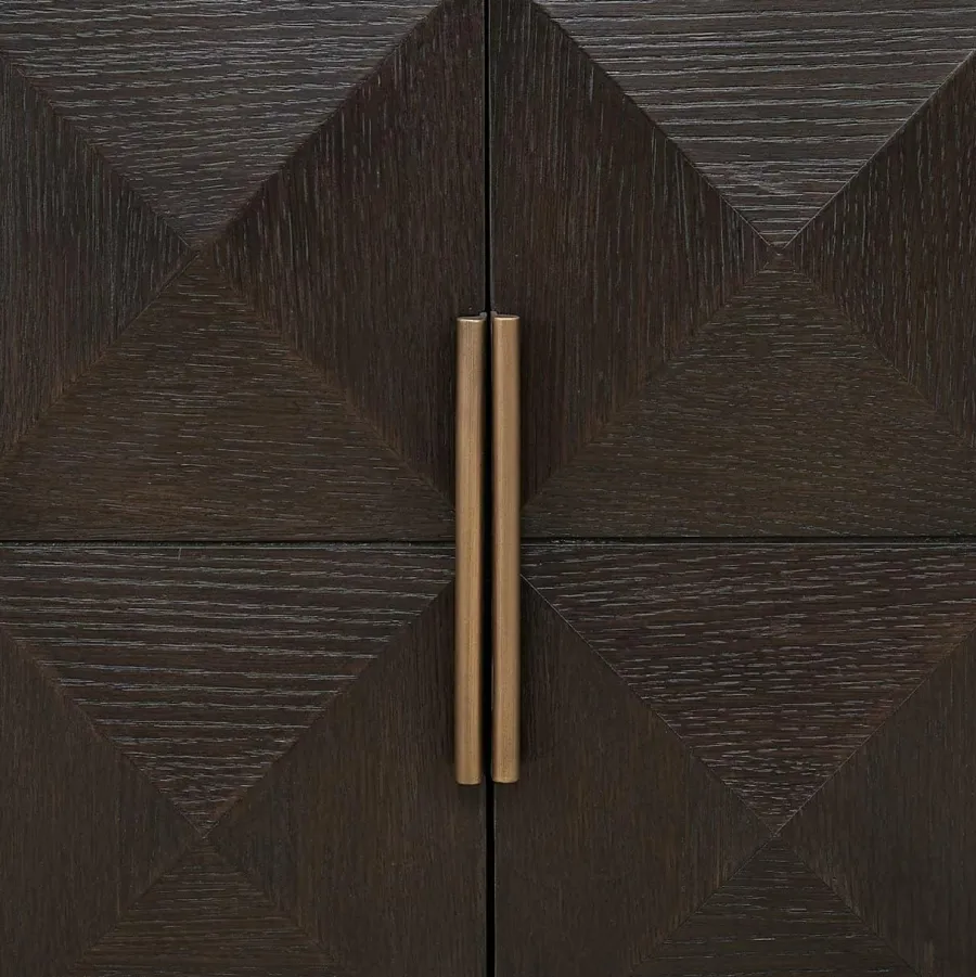 Richmond Interiors Tv-dressoir Claremont 4-deurs Bruin New