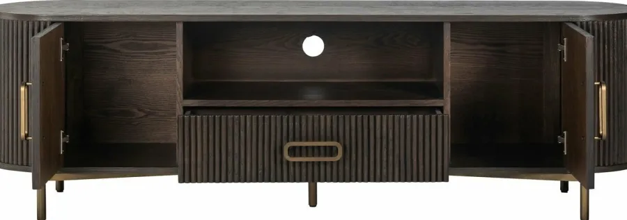 Richmond Interiors TV-dressoir Luxor 2-deuren 1-lade (Brown) Sale