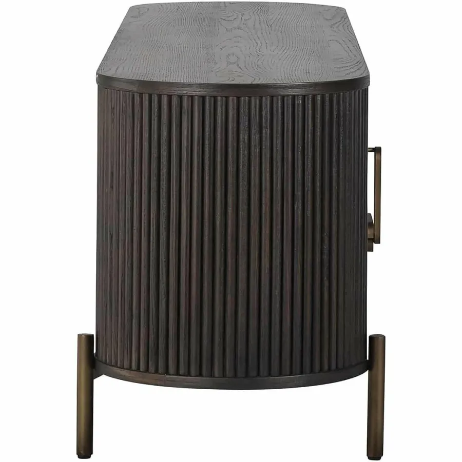 Richmond Interiors TV-dressoir Luxor 2-deuren 1-lade (Brown) Sale