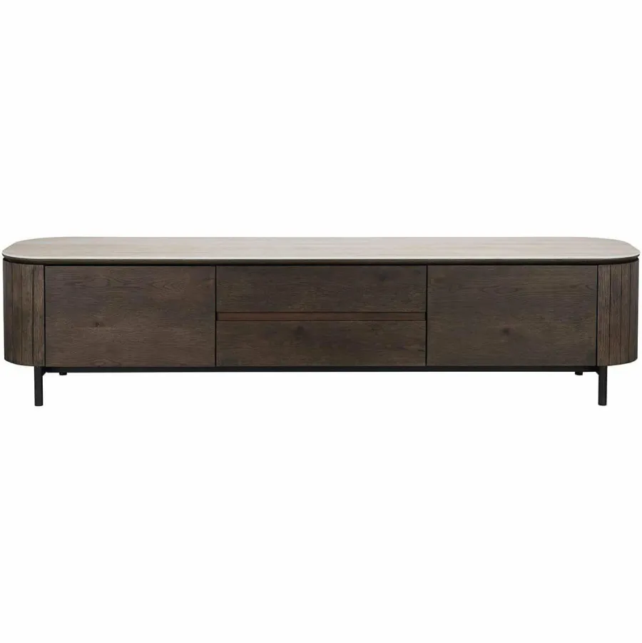 Richmond Interiors Tv-dressoir Ritz 2-deurs 1-la Bruin New