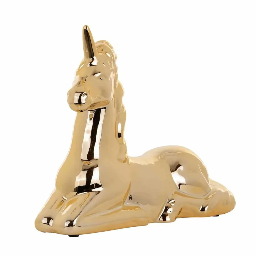 Richmond Interiors Unicorn deco object goud New