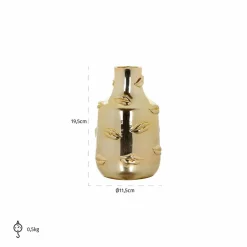Richmond Interiors Vaas Kisses goud klein (Gold) Discount