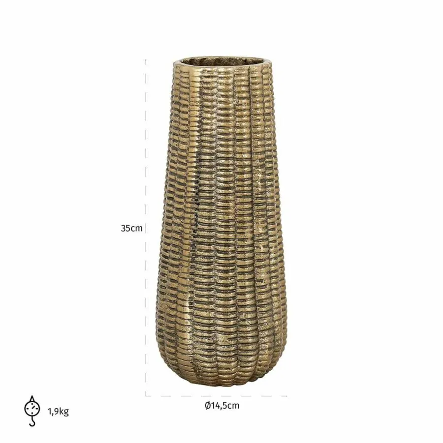 Richmond Interiors Vaas Loran klein (Brushed Gold) Sale