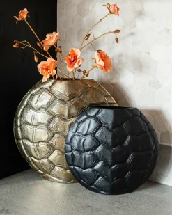 Richmond Interiors Vaas Ines zwart Outlet