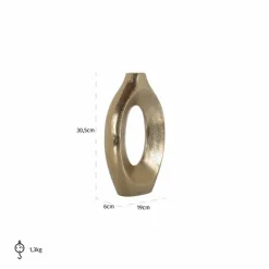 Richmond Interiors Vaas Alma klein goud Sale